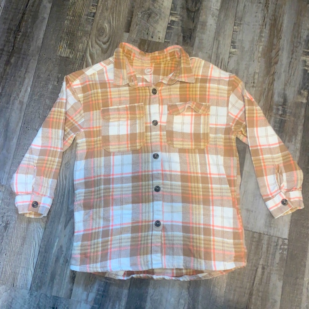 Girl’s size 7 flannel shacket